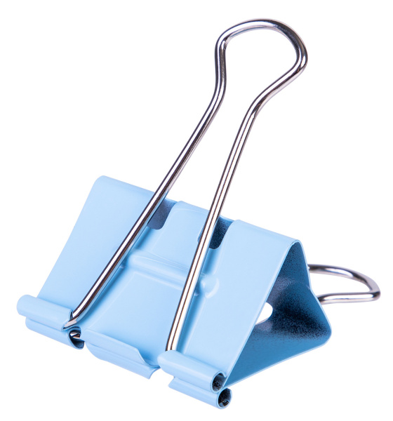 Зажимы Deli E8555S металл 19мм ассорти (упак.:40шт) пластиковая туба