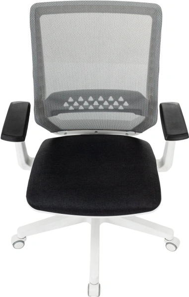Кресло Бюрократ MC-W611N темно-серый TW-04 38-417 сетка/ткань крестов. пластик пластик белый