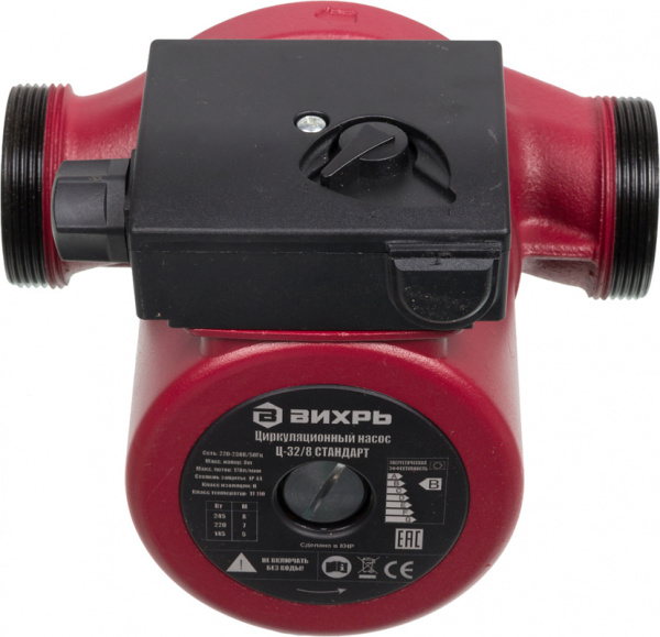 Насос циркуляционный Вихрь Ц-32/8 245Вт 10200л/час (68/7/10)