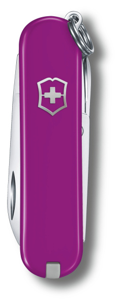 Нож перочинный Victorinox Classic Tasty Grape (0.6223.52G) 58мм 7функц. карт.коробка