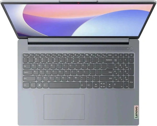 Ноутбук Lenovo IdeaPad Slim 3 15IRU8 Core i3 1305U 8Gb SSD256Gb Intel UHD Graphics 15.6" TN FHD (1920x1080) noOS grey WiFi BT Cam (82X700BWPS)