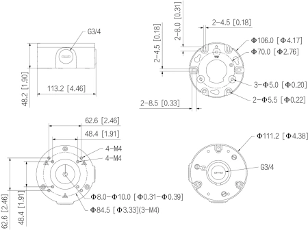 Монтажная коробка Dahua DH-PFA3310R