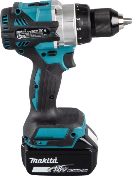 Дрель-шуруповерт Makita DDF486RT 18Вт аккум. патрон:быстрозажимной (кейс в комплекте)