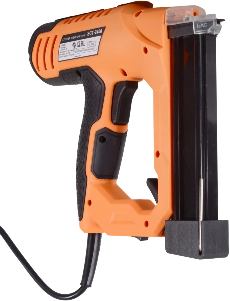 Степлер электрический Вихрь ЭСТ-2400 скобы тип 55: 15-25мм гвозди тип 300: 15-32мм