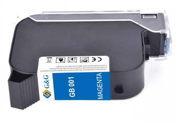 Картридж струйный G&G GB-001M пурпурный (42мл) для G&G GG-HH1001