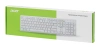 Клавиатура Acer OKW123 белый USB (ZL.KBDEE.00D)