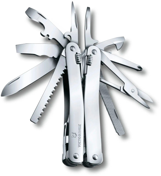 Мультитул Victorinox SwissTool Spirit X (3.0224.L) 105мм 26функц. серебристый карт.коробка