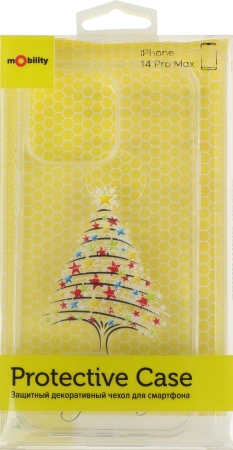 Чехол (клип-кейс) Redline для Apple iPhone 14 Pro Max mObility art прозрачный (УТ000038144)