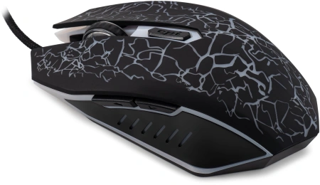 Мышь Оклик 896G черный оптическая (12800dpi) USB для ноутбука (5but)