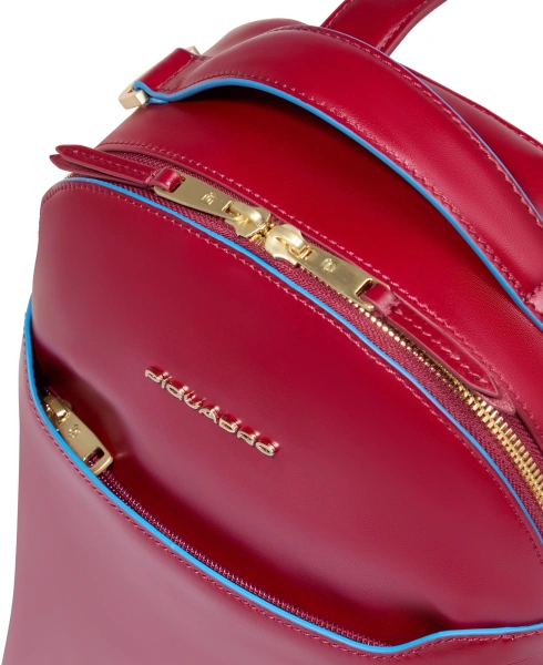 Рюкзак женский Piquadro Blue Square CA6677B2/R красный кожа