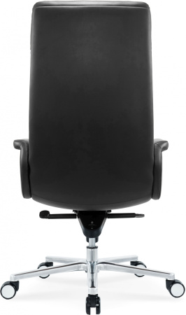 Кресло руководителя Cactus CS-LBK-AMSTERDAM кожа крестов. алюминий