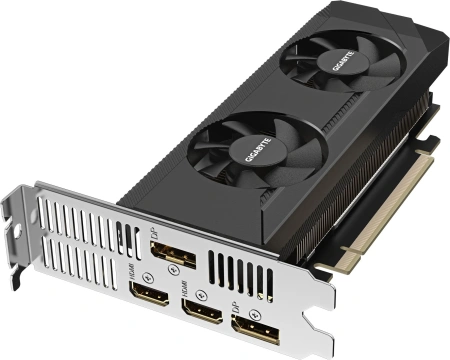 Видеокарта Gigabyte PCI-E 4.0 GV-N3050OC-6GL NV RTX3050 6Gb 96bit GDDR6 1477/14000/HDMIx2/DPx2/HDCP