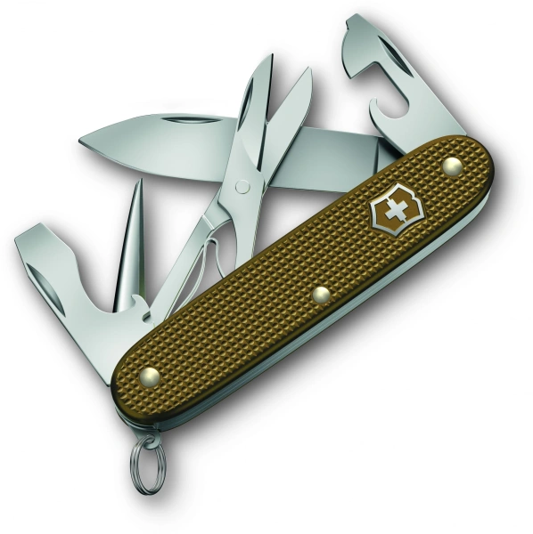Нож перочинный Victorinox Pioneer X Alox LE 2024 (0.8231.L24) 93мм 9функц. коричневый без чехла пода
