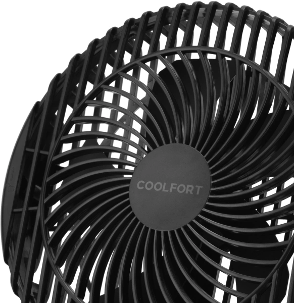 Вентилятор настольный Coolfort CF-2000 скоростей:3 черный