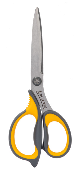 Ножницы Deli E77760 Soft офисные 210мм ТПЭ сталь ассорти блистер