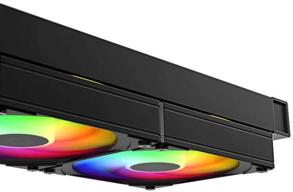 Система водяного охлаждения ID-Cooling FX240 Inf ARGB Soc-AM5/AM4/1200/1700/1851 черный 4-pin 27.2dB Al+Cu 300W Ret