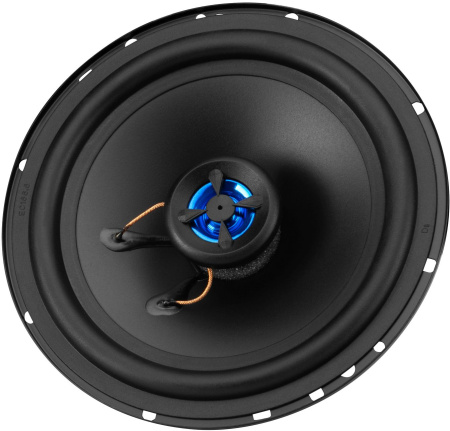 Колонки автомобильные Digma DCA-A602 (без решетки) 160Вт 90дБ 4Ом 16.5см (6 1/2дюйм) (ком.:2кол.) коаксиальные двухполосные