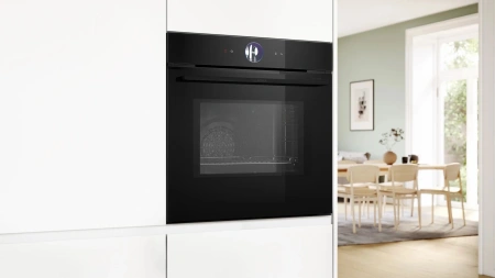 Духовой шкаф Электрический Bosch HMG976RB1S черный