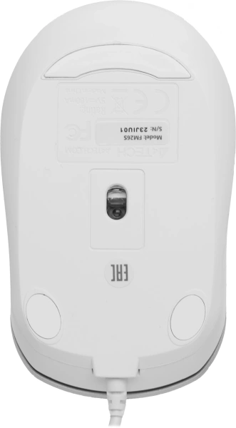 Мышь A4Tech Fstyler FM26S серебристый/белый оптическая (1600dpi) silent USB для ноутбука (4but)