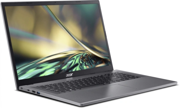 Ноутбук Acer Aspire 3 A317-55P-341F Core i3 N305 16Gb SSD512Gb Intel UHD Graphics 17.3" IPS FHD (1920x1080) noOS silver WiFi BT Cam (NX.KDKCD.001)
