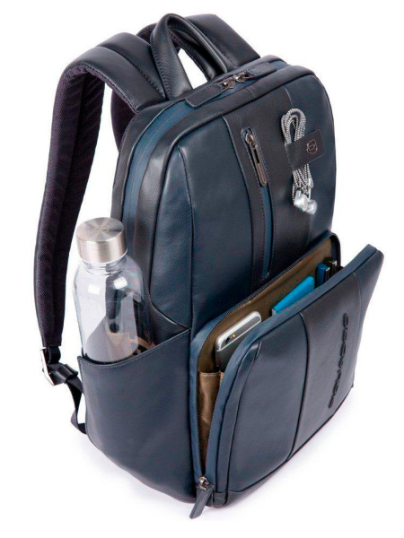 Рюкзак унисекс Piquadro Urban CA3214UB00/BLU синий кожа