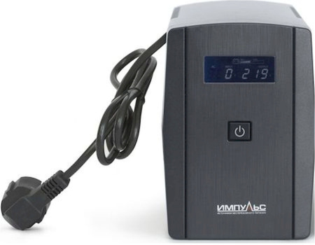 Источник бесперебойного питания Импульс JS10102 600Вт 1000ВА черный
