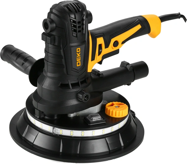 Эксцентриковая шлифмашина Deko DKWS1000 LED 1000Вт D180мм (085-1060)