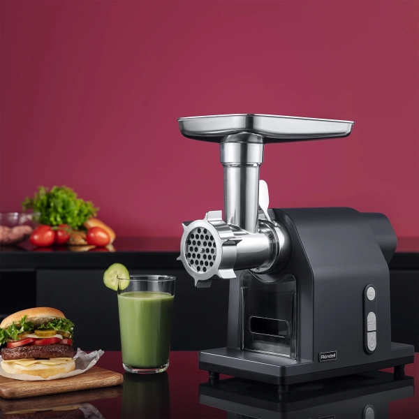 Мясорубка Rondell RDE-1452 2000Вт графит/серебристый
