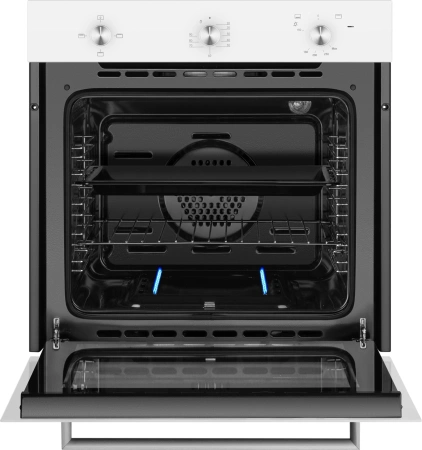 Духовой шкаф Газовый Weissgauff WGO 702 белый стекло