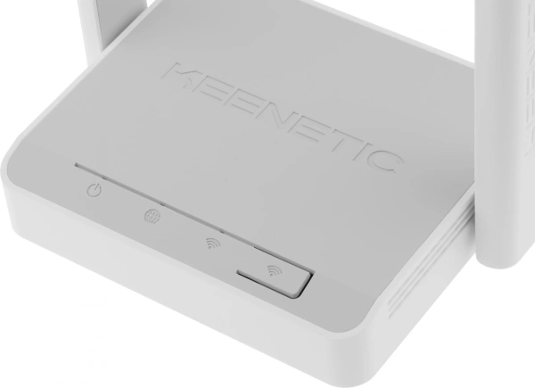 Роутер беспроводной Keenetic Starter (KN-1121) N300 10/100BASE-TX белый