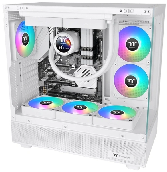 Вентилятор для корпуса Thermaltake CT120 EX Sync ARGB 120х120x25 белый 4-pin 28.5дБ (упак.:3шт) (CL-F190-PL12SW-A) Ret