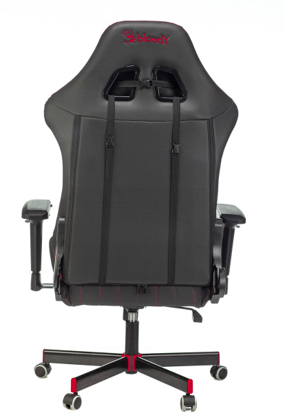 Кресло игровое A4Tech Bloody GC-990 черный/красный эко.кожа крестов. металл
