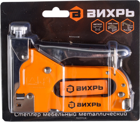 Степлер ручной Вихрь 73/9/3/1 скобы тип 53: 11.4мм 4-14мм