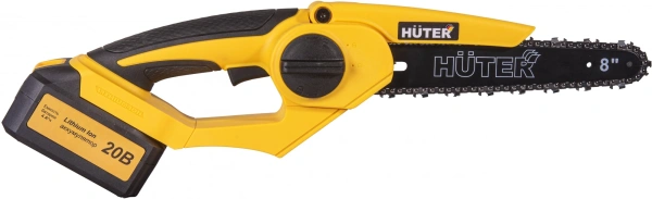 Электрическая цепная пила Huter ELS ELS-20/8-Li-BL дл.шины:8" (20cm) 1аккум. 4Ач ЗУ (70/10/41)