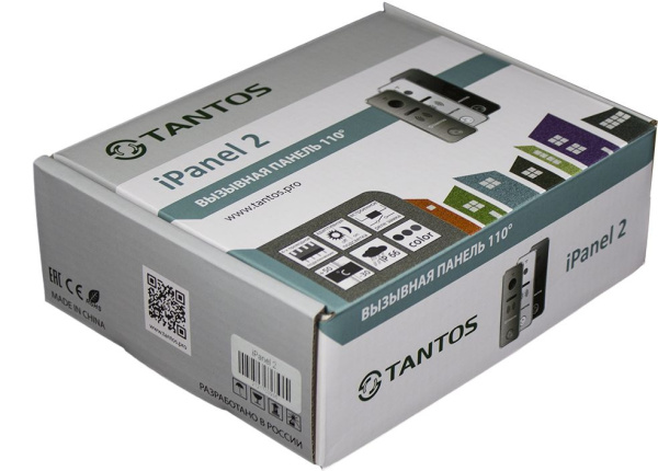 Видеопанель Tantos iPanel 2 цветной сигнал цвет панели: белый