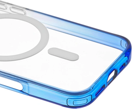 Чехол (клип-кейс) uBear для Apple iPhone 16 Pro Fusion with MagSafe синий (CS444EB63PFS-I24M)