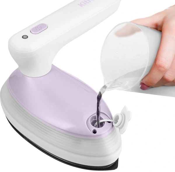 Отпариватель ручной Kitfort КТ-9257 1500Вт белый/сиреневый