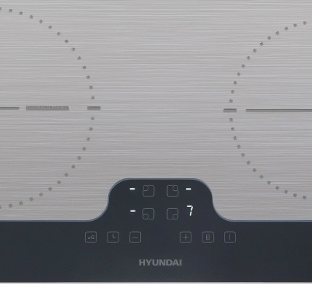 Индукционная варочная поверхность Hyundai HHI 6772 GR серебристый