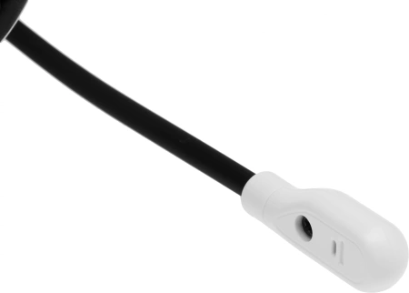 Наушники с микрофоном A4Tech HS-10 черный/белый 2м накладные оголовье (HS-10/3.5MM PLUG/BLACK + WHITE)