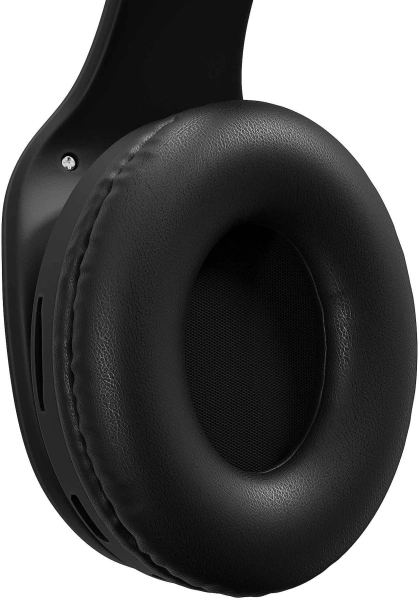 Гарнитура накладные Digma BT-17 черный беспроводные bluetooth оголовье (BT17B)