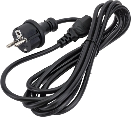 Шнур питания Lanmaster LAN-PP13/SH-3.0-BK C13-Schuko проводник.:3x0.75мм2 3м 220В черный