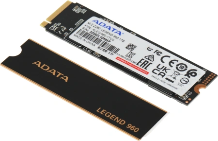 Накопитель SSD A-Data PCIe 4.0 x4 1TB ALEG-960-1TCS Legend 960 M.2 2280