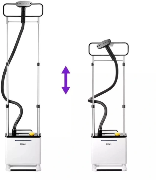 Отпариватель напольный Kitfort КТ-9171  1800Вт серый/черный