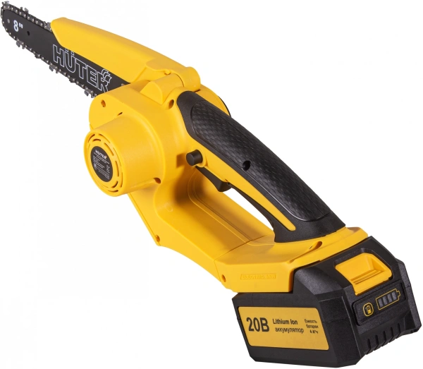 Электрическая цепная пила Huter ELS ELS-20/8-Li-BL дл.шины:8" (20cm) 1аккум. 4Ач ЗУ (70/10/41)