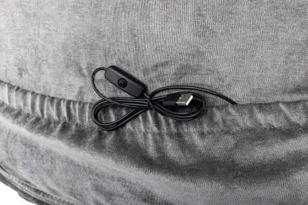 Кресло руководителя Бюрократ T-9950MSG-F Fabric серый Light-19 крестов. пластик подст.для ног