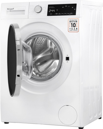Стиральная машина Weissgauff WM 49127 DS Inverter Steam класс: A+++ загр.фронтальная макс.:7кг белый инвертер
