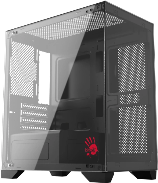 Корпус Bloody BD-CC103 черный без БП mATX 7x120mm 1xUSB2.0 1xUSB3.0 audio bott PSU