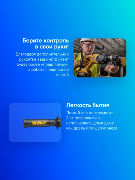 Перфоратор DeWalt D25134K-KS патрон:SDS-plus уд.:3Дж 800Вт