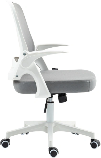 Кресло Cactus CS-WMC212-GY белый/серый сетка/ткань