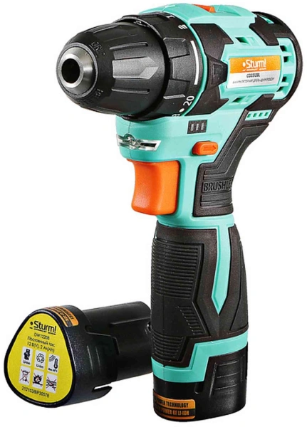 Дрель-шуруповерт Sturm! CD3514BL аккум. патрон:быстрозажимной (кейс в комплекте)